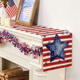 thumbnail image 1 of Patriotic Table Runner,America 250 Years Table Runner “Let Freedom Ring” Patriotic Decor, Red White Blue 4th of July Table Flag for Independence Day Memorial Day Decorations,13"x90", 1 of 7