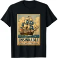 thumbnail image 1 of Patriotic Tall Ship 250 Years 1776 2026 Birthday Celebration Unisex T-Shirt, up to size 5XL, 1 of 2