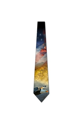 Patriotic Ties Mens American Flag Necktie by Three Rooker