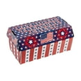 thumbnail image 1 of Patriotic Treasure Chest Toy Box, 1 of 2