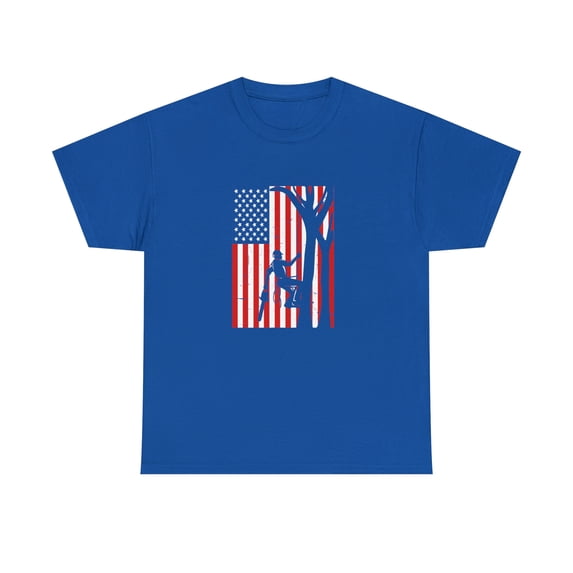 Patriotic Tree Climber Shirt, Chainsaw, Arborist, Tree Trimmer - ID: 1661