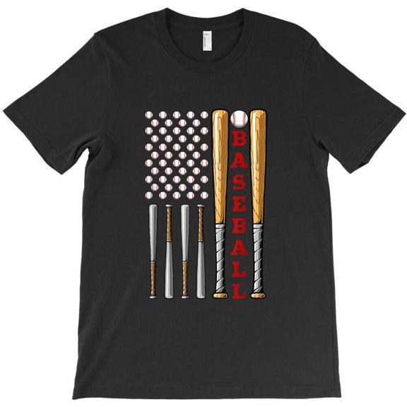 Patriotic US American Baseball Flag Vintage Baseball Flag, Sports G21896 Unisex T-Shirt, Up to Size 5XL