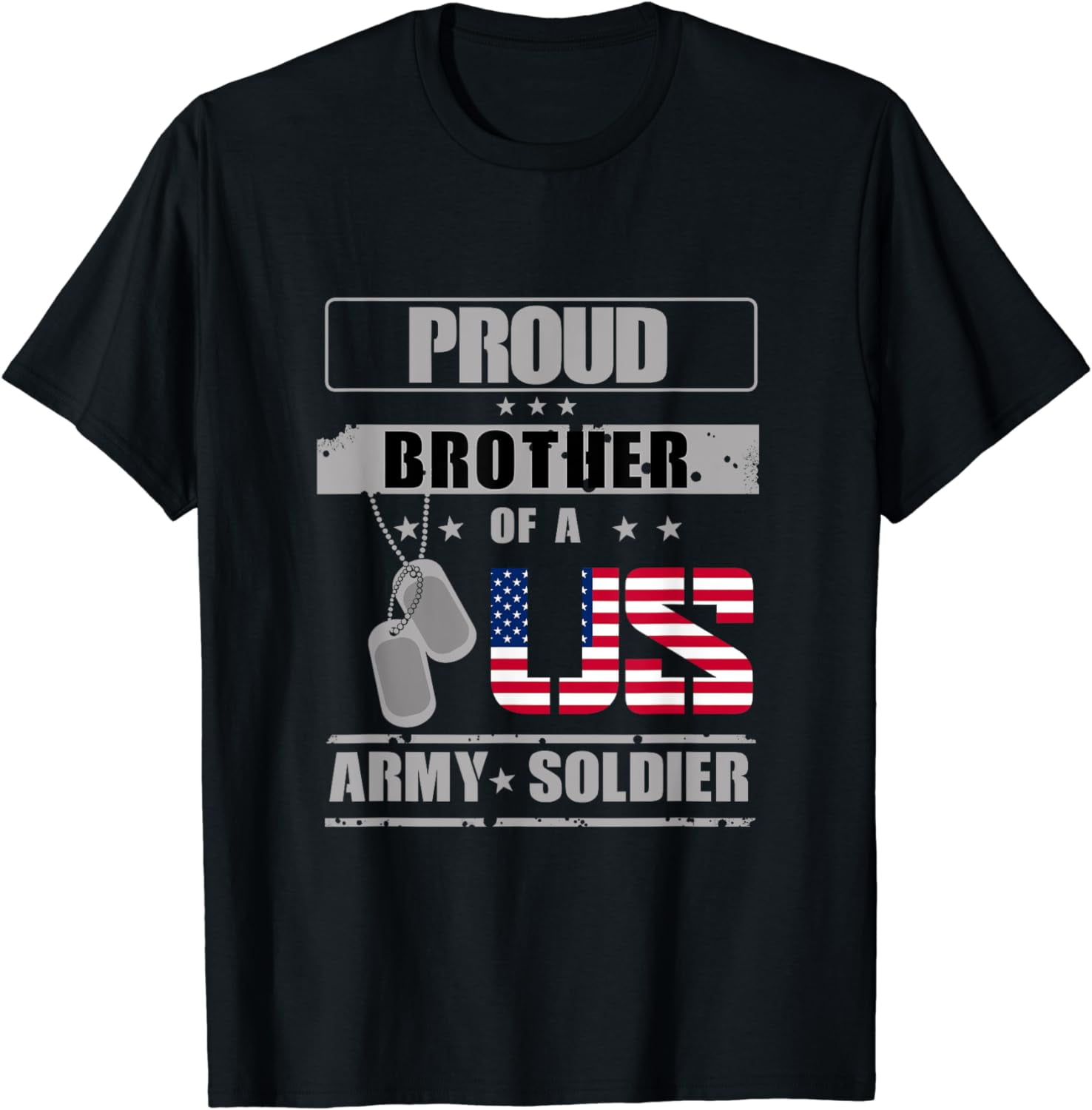 Patriotic US Military Soldier Family Apparel Proud Brother of a US Army