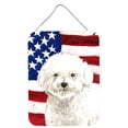 thumbnail image 1 of Patriotic USA Bichon Frise Wall or Door Hanging Prints, 1 of 2