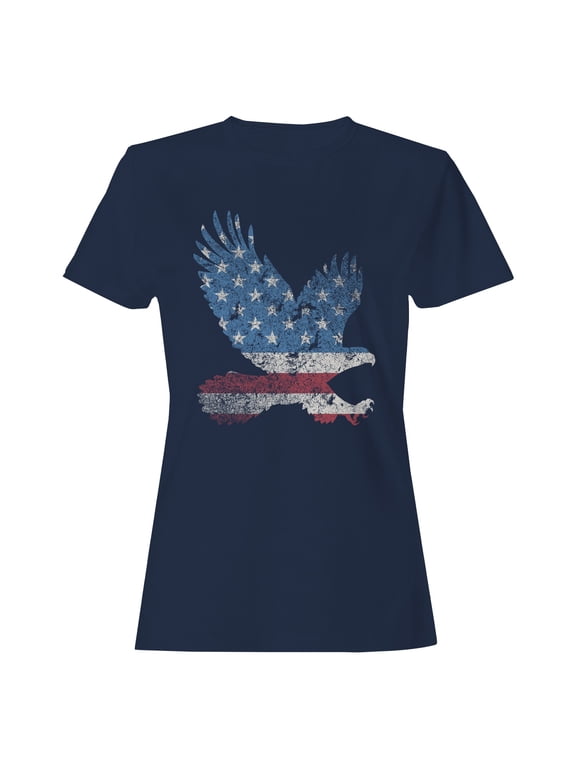 Patriotic USA Eagle Women's T-shirt