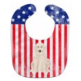 thumbnail image 1 of Patriotic USA Great Pyrenese Baby Bib, 1 of 3
