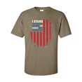 thumbnail image 1 of Patriotic USA I stand For This Flag Because Our Heroes Rest Beneath Her Short Sleeve T-shirt-Military-xl, 1 of 4
