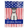 thumbnail image 1 of Patriotic USA Miniature Schanuzer Salt & Pepper Flag Canvas House Size, 1 of 1