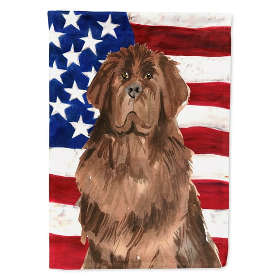 Patriotic USA Newfoundland Garden Flag