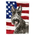 thumbnail image 1 of Patriotic USA Scottish Terrier House Flag, 1 of 4