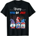 thumbnail image 1 of Patriotic USA T-Shirt 4th Of July Gnomes Happy 4th Of July Fireworks, 1 of 4