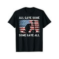 thumbnail image 1 of Patriotic Veteran Memorial Day T-Shirt All Gave Some Some Gave All I Short Sleeve Crew Neck Soft Cotton Tee 1 Count, 1 of 6