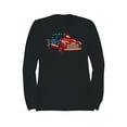 thumbnail image 1 of Patriotic Vintage Truck Graphic Men's Sweatshirt, 1 of 3