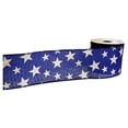 thumbnail image 1 of Patriotic Wired Ribbon 2.5 Inx3 Yard with Reinforced Wired Edge, Red White Blue Stripes for DIY Bows, Wreaths, Crafts, Perfect for Independence Day, Memorial Day, Veterans Day Decorations, 1 of 10