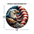 thumbnail image 1 of Patriotic Wooden Door Hanger for Independence Day Decor, Ideal for 4th of July, Memorial Day, and Rustic Home Decoration, Great Gift Choice for Family and Friends, 1 of 1
