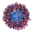 thumbnail image 1 of Patriotic Wreath for Front Door, Fourth of July Decorations, Front Porch Decor Outdoor, Red White and Blue Door Decor, 250Th Anniversary America Wreath, Single Pack, 1 of 7