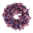 thumbnail image 1 of Patriotic Wreath for Front Door, Fourth of July Decorations, Red White and Blue Outdoor Porch Decor, Hanging Front Door Decor, Memorial Day Patriotic Decorations, 1 of 7