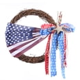 thumbnail image 1 of Patriotic Wreath for Front Door - 4th of July Independence Day Wreaths Bows Flag Decor for Memorial Day Decorations, 1 of 8