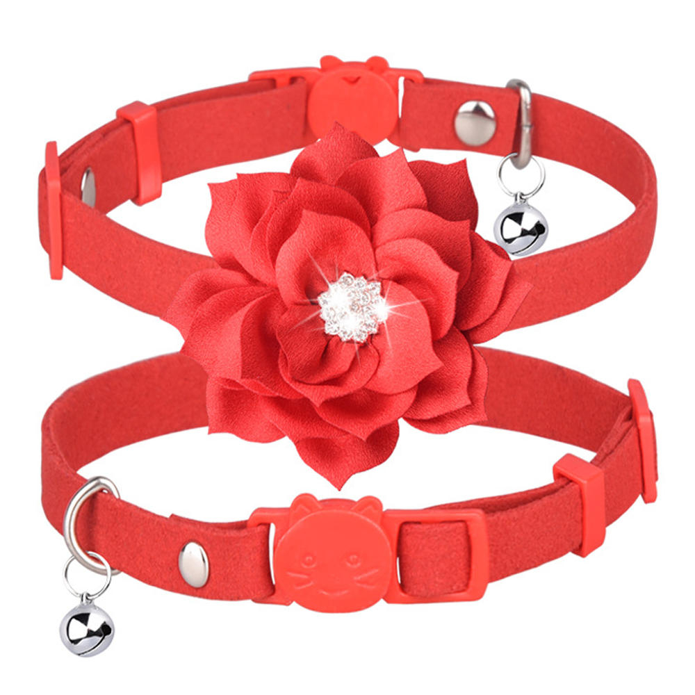 Dog collar flower attachment hot sale