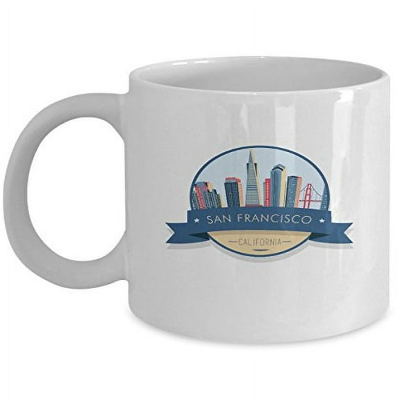 Patriots Coffee Mug - San Francisco California Gifts - 11 oz Ceramic Cup
