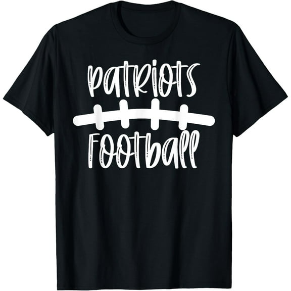 Patriots Football School Spirit Team Mascot Game Night T-Shirt
