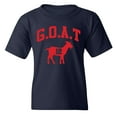 thumbnail image 1 of Patriots Greatest of All Time #12 Youth Short Sleeve T-Shirt-Navy-YXS, 1 of 4