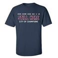 thumbnail image 1 of Patriots Still Here City of Champions Adult Short Sleeve T-Shirt-Navy-4XL, 1 of 4