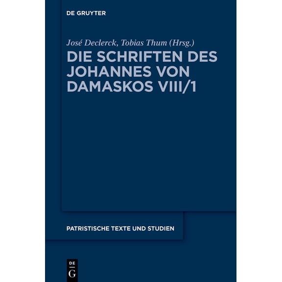 Patristische Texte Und Studien Liber I (de Deo): Erster Halbband. -, Book 71, (Hardcover)