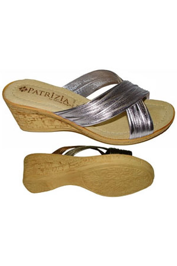 By Spring Step Marge Open Toe Wedge Sandals