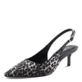 thumbnail image 1 of PATRIZIA ENGRES Women’s Slingback Pump – Jeweled Pointed Toe with Adjustable Strap and Kitten Heel, 1 of 9