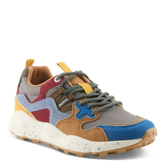 Patrizia Flyingcolors Women’s Lace-Up Colorblock Fashion Sneakers with Removable Insoles