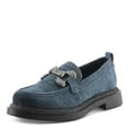thumbnail image 1 of PATRIZIA Women's Marlen Velvet Loafers with Metal Ornamentation, Crystal Details, and Comfortable Fit, 1 of 9