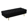 thumbnail image 1 of Patrizia Modern Boucle Fabric Tufted Dining Bench In Black, 1 of 1