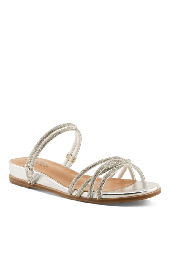 Paparella Women’s Convertible Sandal with Cushioned Demi Wedge