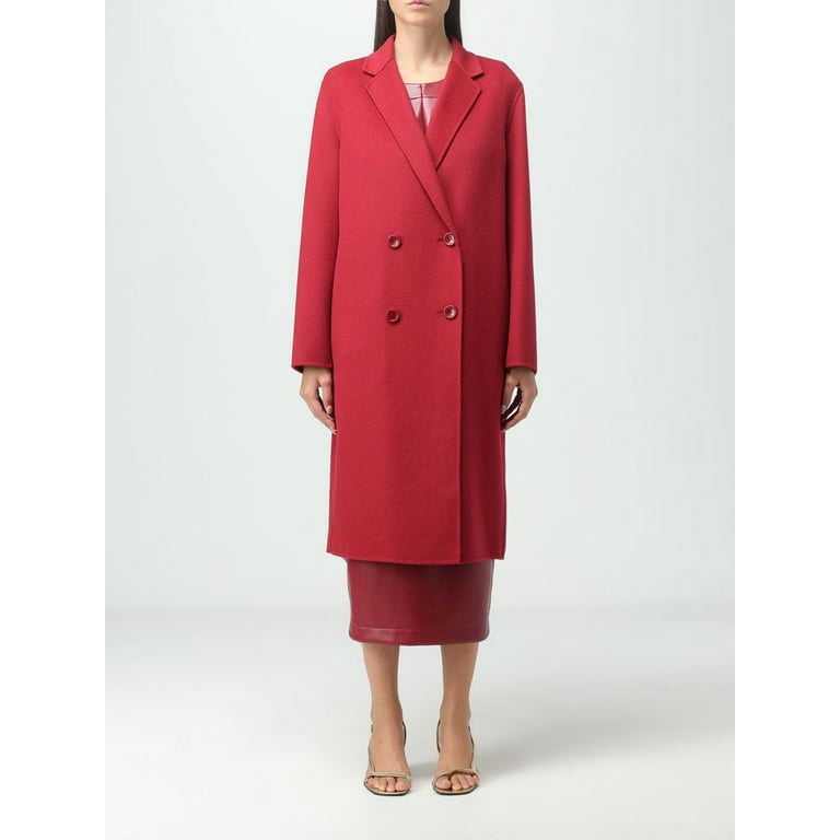 Patrizia Pepe Coat Woman Burgundy Woman Walmart