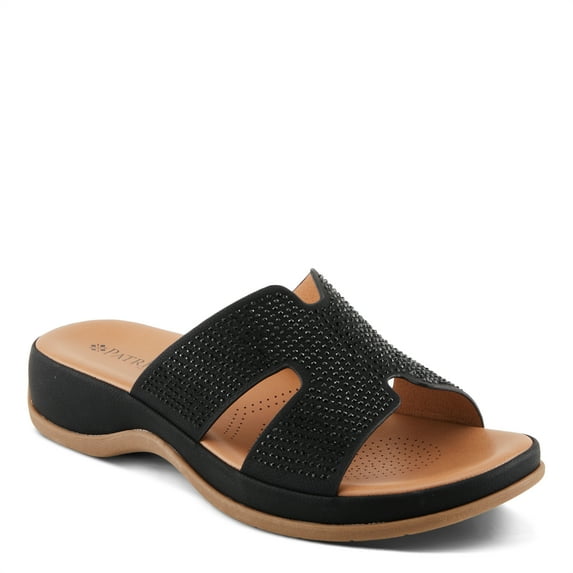 Patrizia Women's ENDLESS Crystal Platform Sandals Black EU 39 / US 8.5