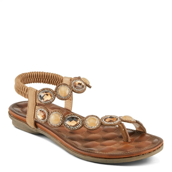 Patrizia Women's KALEN Flat Sandals Tan EU 39 / US 8.5