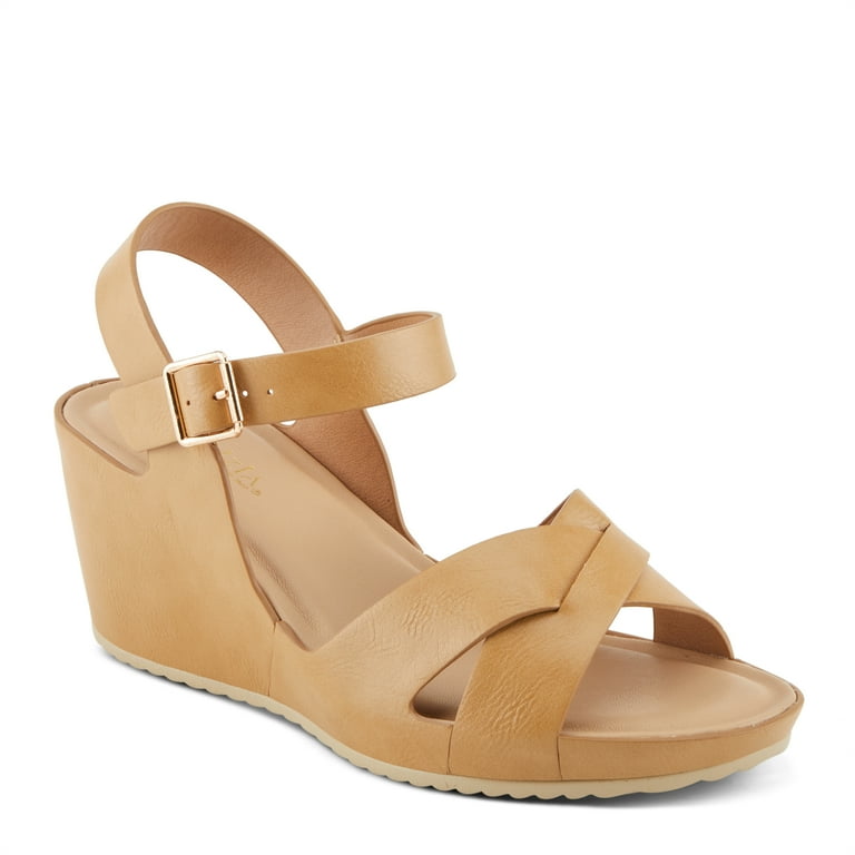 Ladies Sandals Light Tan Wedge Sandals Patrizia Women's LYRIC