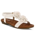 thumbnail image 1 of PATRIZIA Spring Step Nectarine Sandals for Womens - Ladies Sandals with Chic Flower Grabbing t-Straps - Casuals Womens Sandals with Stretch Back Strap, 1 of 7