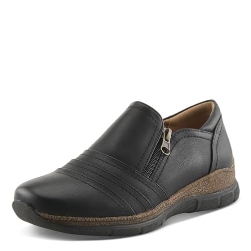 PATRIZIA Women's RIGNY Wedge Shoes with Tonal Stitching, Padded Back Collar, and Comfortable Fit