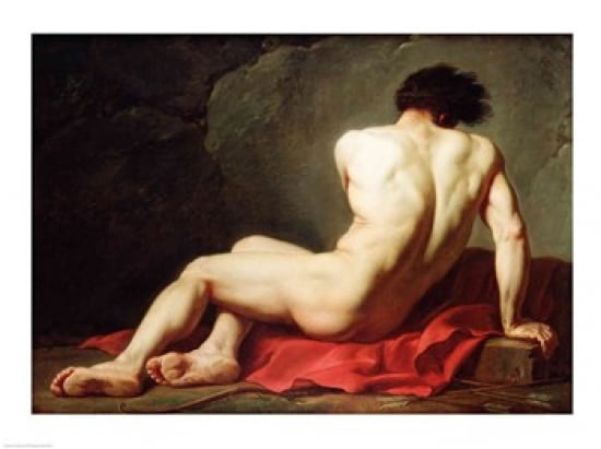 Patrocles Canvas Art - Jacques-Louis David (36 x 24)