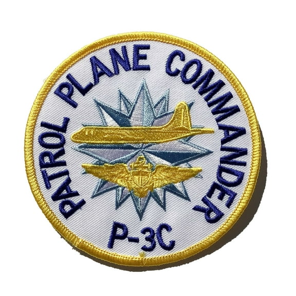 Patrol Plane Commander PPC P-3 Orion Patch - Sew On