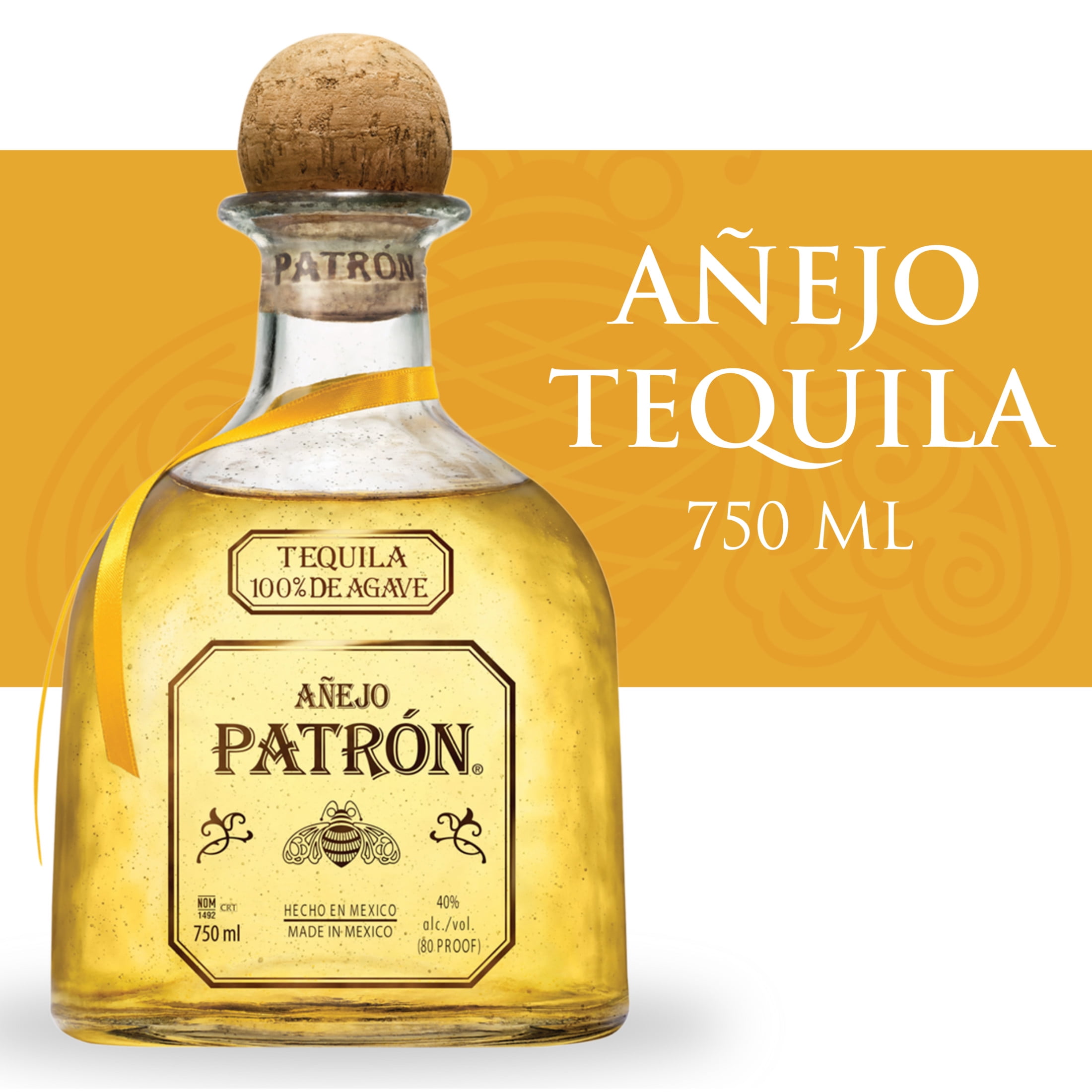 Patron Tequila, 100% De Agave, Imported, Anejo
