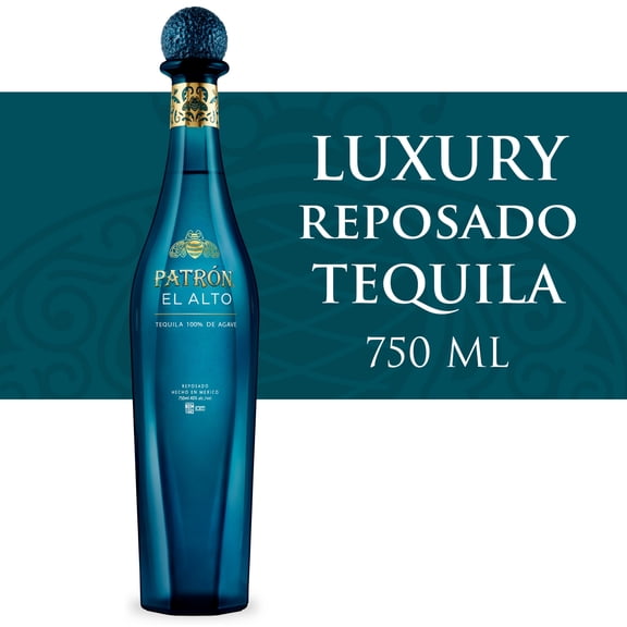PATRON EL ALTO Luxury Reposado Tequila - 750 mL Bottle