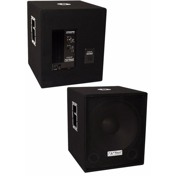 Patron Pro Audio SUB4000AMP Single 18 Inch Dj Active Bass Amplifier 4000 Watts Max Peak Momentary Power