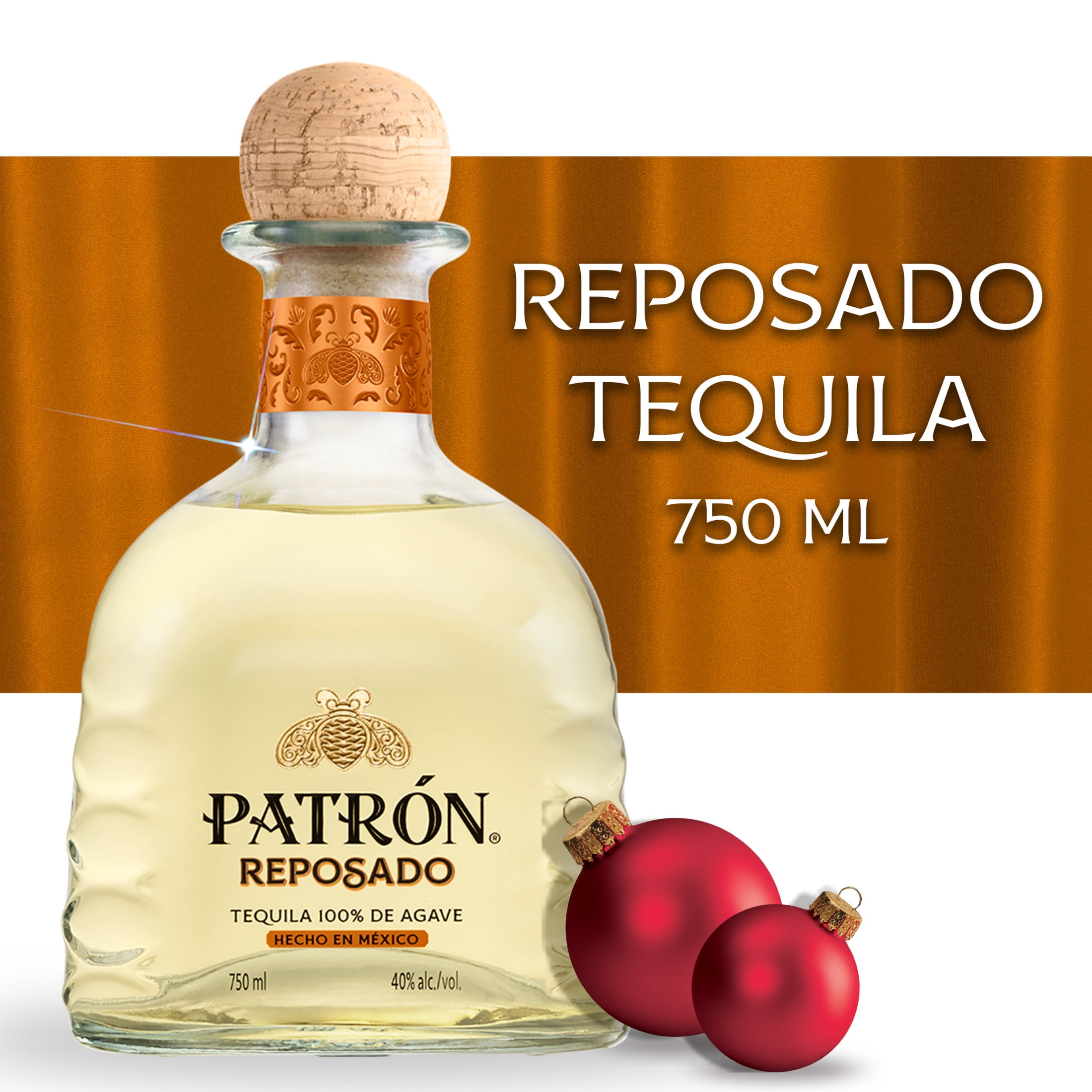 その他 PATRON REPOSADO Patron Reposado Tequila, 40% ABV - 750 mL Bottle - Walmart.com
