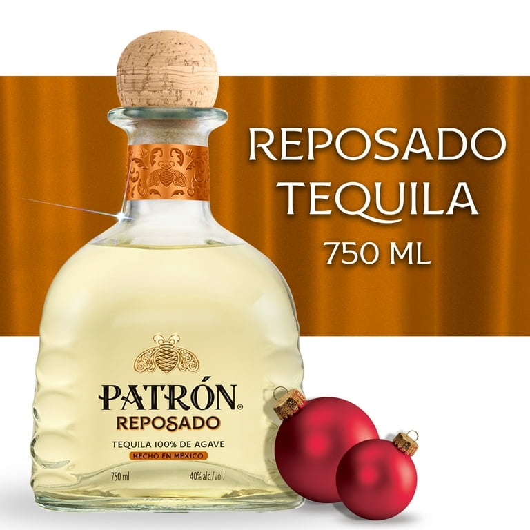 Patron Reposado Tequila, 40% ABV - 750 mL Bottle - Walmart.com