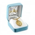 thumbnail image 1 of Patron Saint Michael Gold Over Sterling Silver Oval Medal, 1 of 2