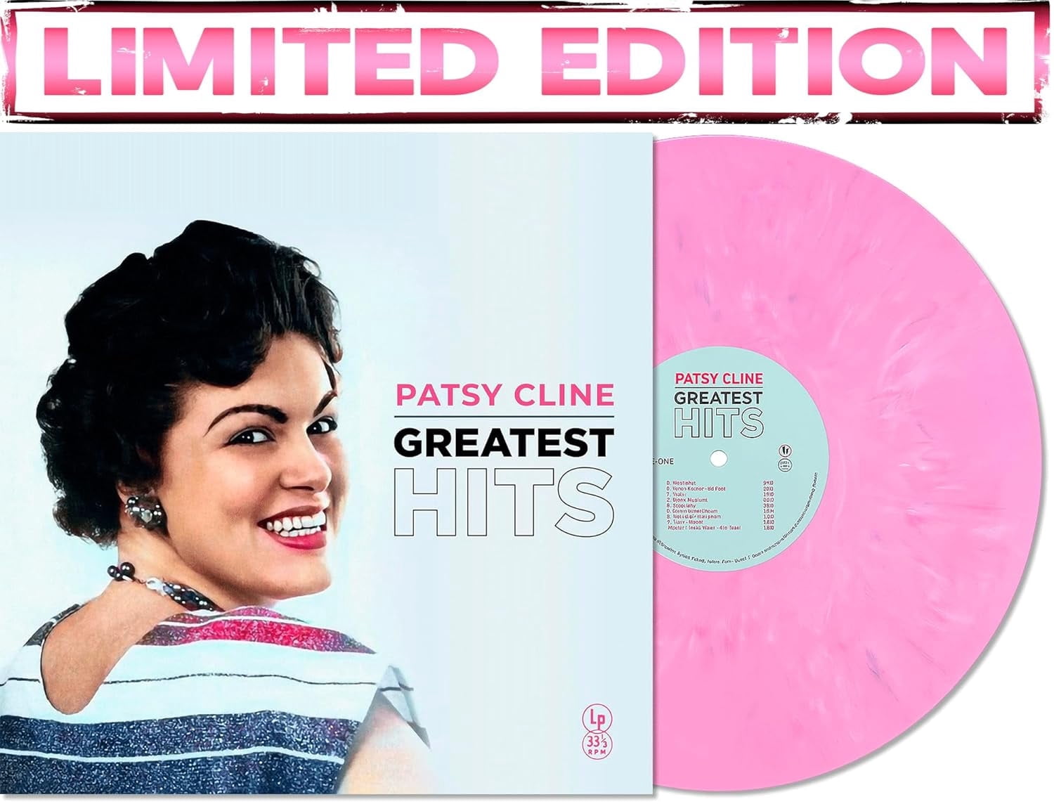 Patsy Cline, Greatest Hits LP, Limited Color Edition, 180g Vinyl ...