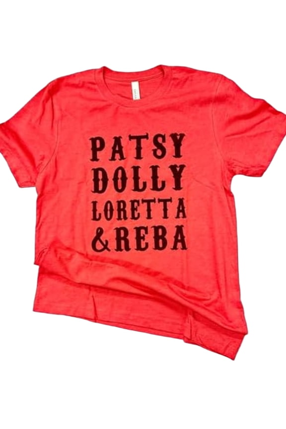 Patsy Dolly Loretta Reba Western Graphic Tee | Rodeo Tee